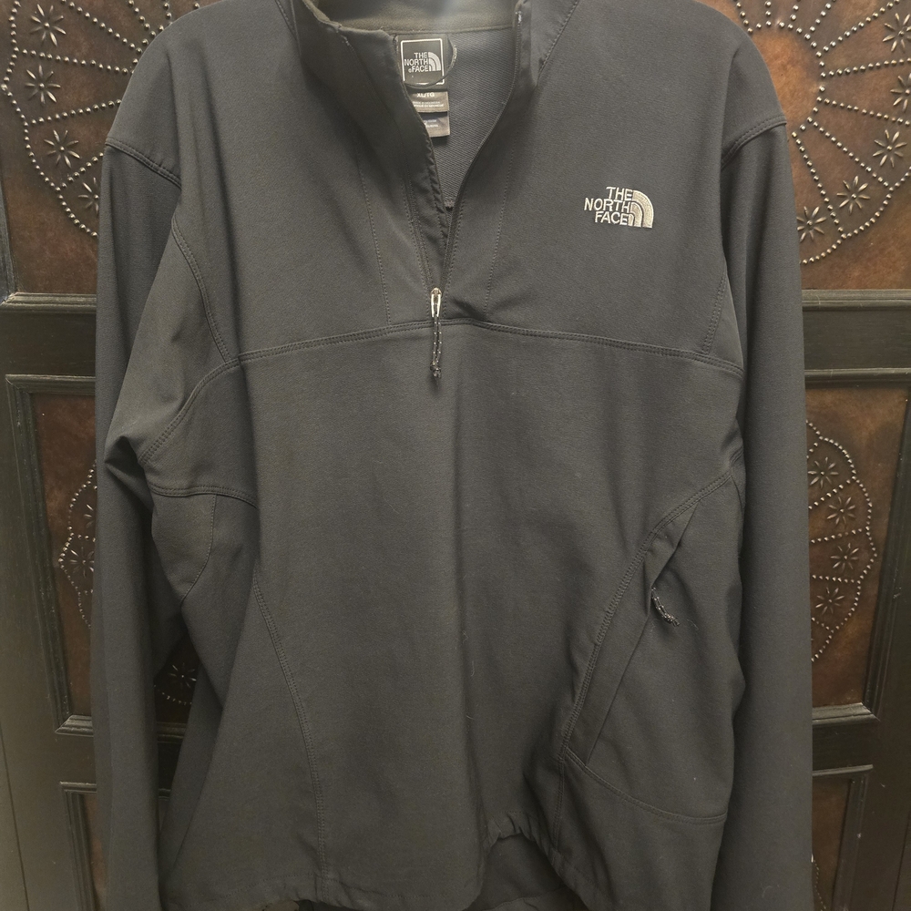 North Face Black Half-Zip Jacket